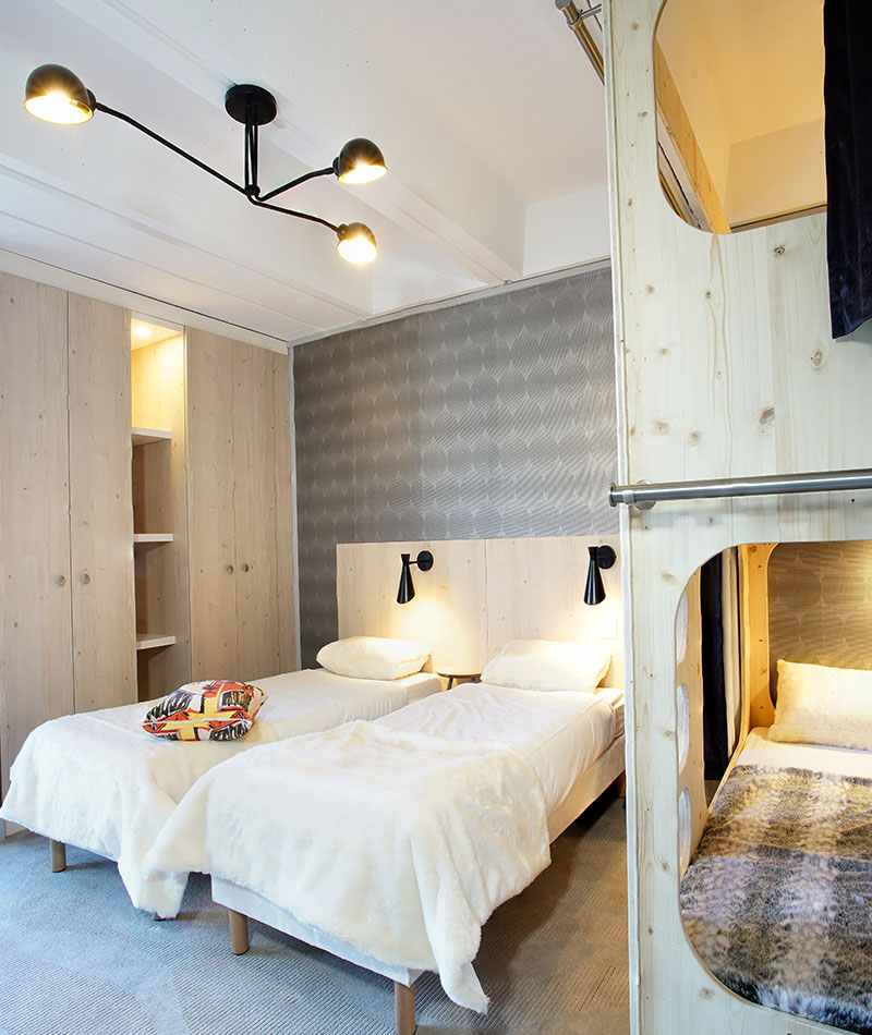 chambre avec vue montagne à Flaine
