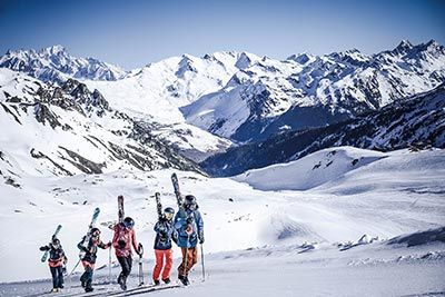 paradiski ski randonnee