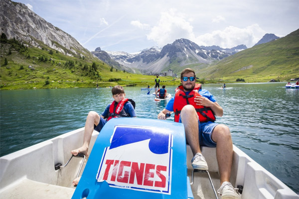Tignes pédalo