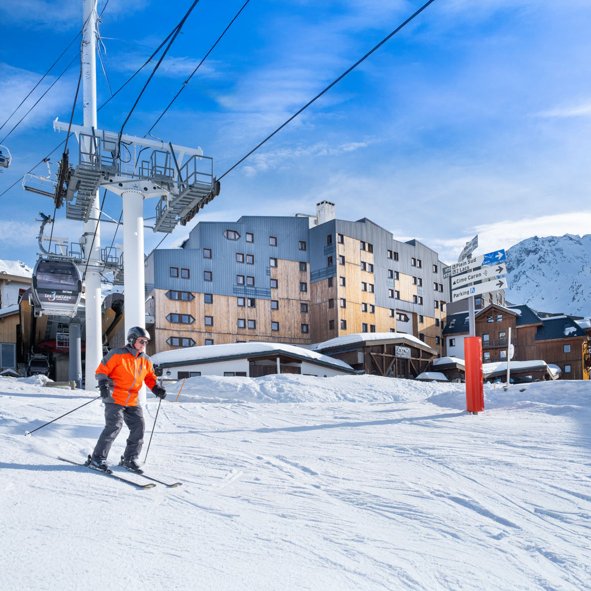 village vacances val thorens pied des pistes